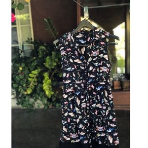 F21 Sz S classic car print dress